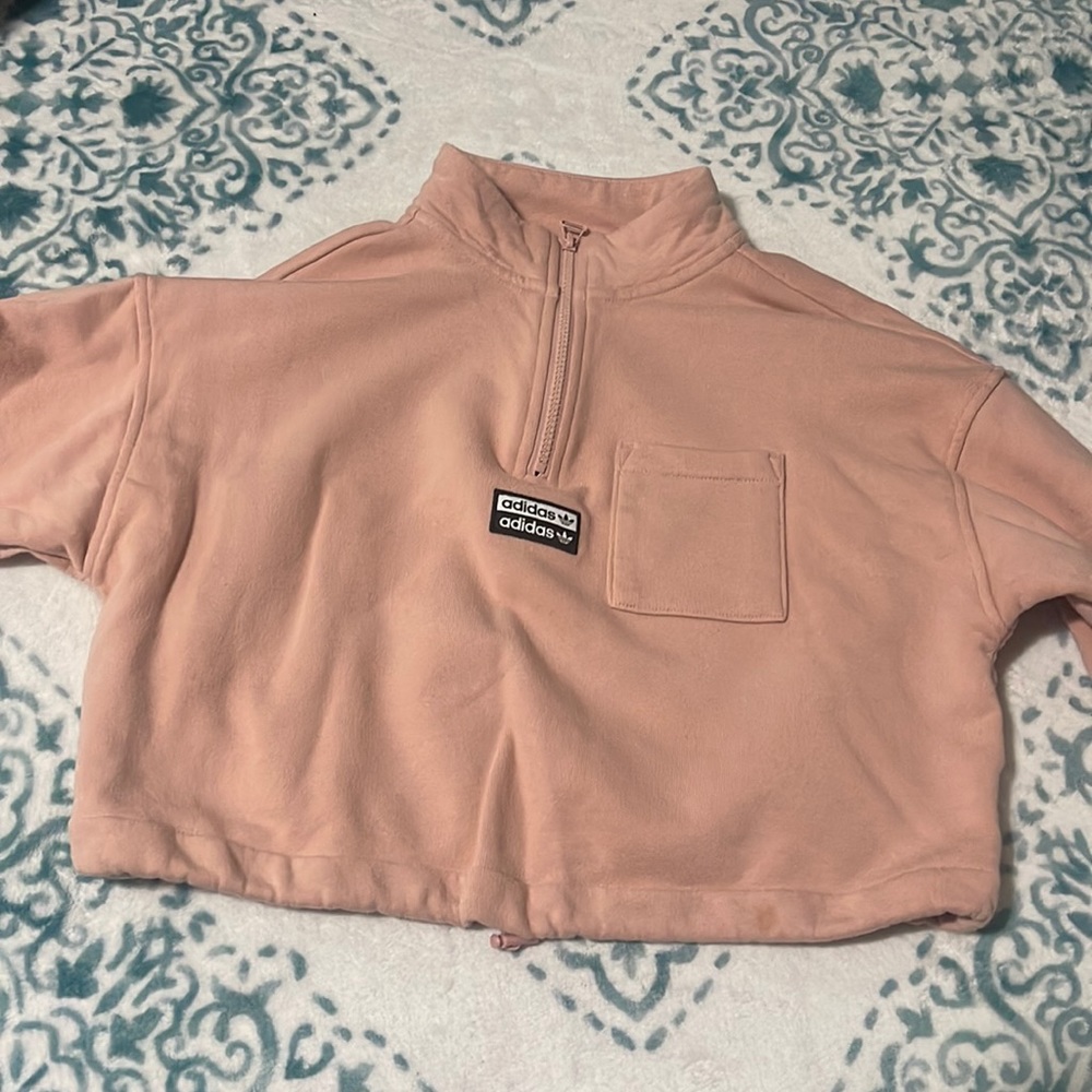 Adidas crop sweatshirt